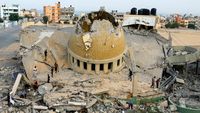 Masjid di Gaza Hancur Akibat Serangan Udara Israel