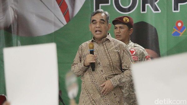Ahmad Muzani Hadiri Deklarasi Perisai Prabowo