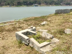 Waduk Sermo Mengering, Makam Prajurit Diponegoro Muncul ke Permukaan