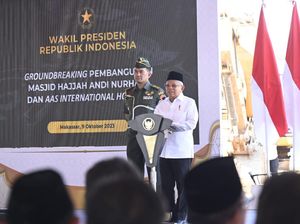 Maruf Amin Harap Masjid Hajjah Andi Nurhadi Makassar Jadi Pusat Peradaban