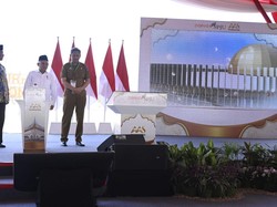 Maruf Amin Hadiri Groundbreaking Masjid Andi Nurhadi dan RS Internasional AAS