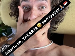 Alex Rins Tulis Yakarta di Penanda Lokasi: Jakarta Bukan Yakarta, Maaf!