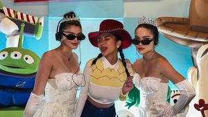 7 Foto Azizah Jadi Jessie Toy Story di Pesta Ultah, Pratama Arhan Tak Hadir