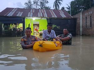 Ribuan Rumah di Matangkuli Aceh Utara Terendam Banjir