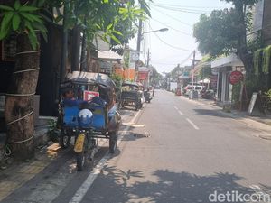 Pamor Becak di Prawirotaman Mulai Pudar