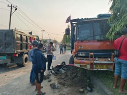 IRT di Deli Serdang Tewas Terlindas Truk Tronton saat Berhenti