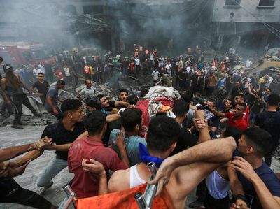 Korban Jiwa Gempuran Israel ke Gaza Bertambah Menjadi 687 Orang