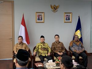 Maruf Amin Temui Pegiat HAM di Kantor Gubernur Papua