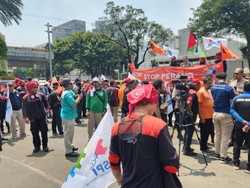 Demo di Kantor PBB, Buruh Minta Joe Biden Tak Kirim Pasukan ke Israel