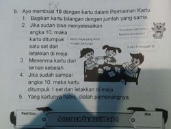 Ada Gambar Mirip Kartu Domino-Remi di LKS Kelas 1 SD, Ortu di Banyumas Protes