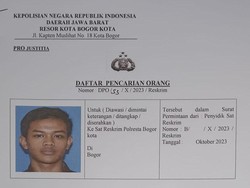 Polisi Rilis Tampang DPO Pembunuh Wanita di Bogor, Ini Ciri-cirinya