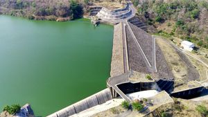 Penampakan Ketersediaan Air di Waduk Bajulmati Saat Kemarau
