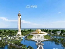 Makassar Bakal Punya Masjid Megah Baru, Ini Penampakan Desainnya