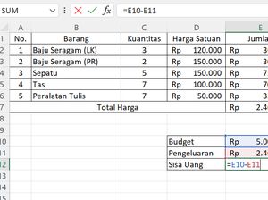5 Rumus Penjumlahan Excel dan Cara Mudah Menggunakannya 5 Rumus Penjumlahan Excel dan Cara Mudah Menggunakannya