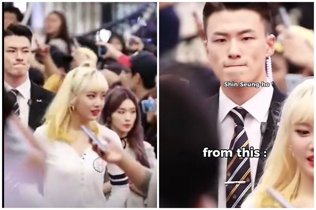Shin Seung Ho saat mengawal Red Velvet