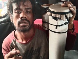 Tampang Pengamen Viral Tusuk Ban Mobil Pengendara di Medan