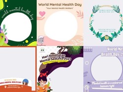 30 Link Twibbon Hari Kesehatan Mental Sedunia 2023 Gratis, Plus Ucapannya