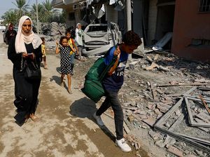 Warga Gaza Menjerit di Mana Bersembunyi Jika Maut Datang dari Langit