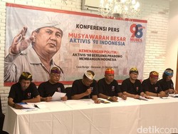 Aktivis 98 Deklarasi Dukung Prabowo di Bali