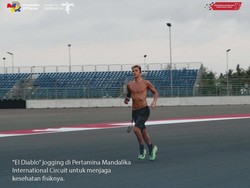 Quartararo Jogging di Sirkuit Mandalika: Sebut Aspal Sirkuit Sudah Sempurna, tapi . . .