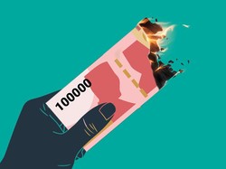 Syarat hingga Cara Tukar Uang Rusak Gara-gara Terbakar