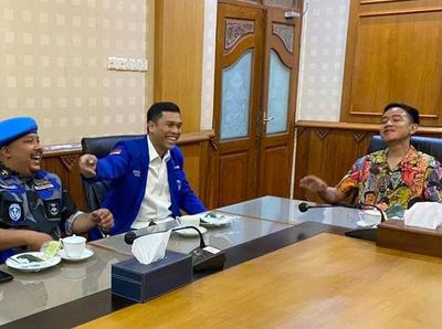 Kala Gibran Terima Tokoh Gamki di Balai Kota Surakarta