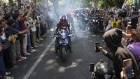 Parade Semarakkan MotoGP Mandalika di Lombok
