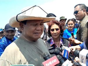 Momen Susi Dijuluki Wapres Saat Kunjungan Prabowo Subianto