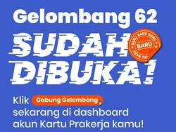 Cara Daftar Kartu Prakerja Gelombang 62 Lengkap dengan Syaratnya