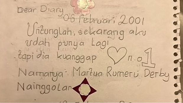 Curhatan Diary Terungkap, Derby Romero Cinta Pertama Sherina?