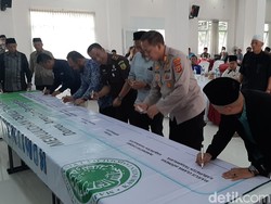 Deklarasi Pemilu Damai, Ulama Tasik Ajak Warga Tinggalkan Politik Uang