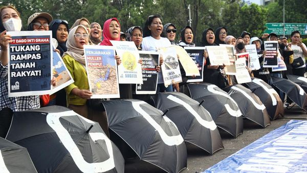 Demo Warga Dago Elos Bandung di Istana, Minta Stop Penggusuran