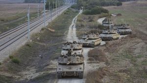 Deru Tank-tank Israel Bergerak di Perbatasan Gaza