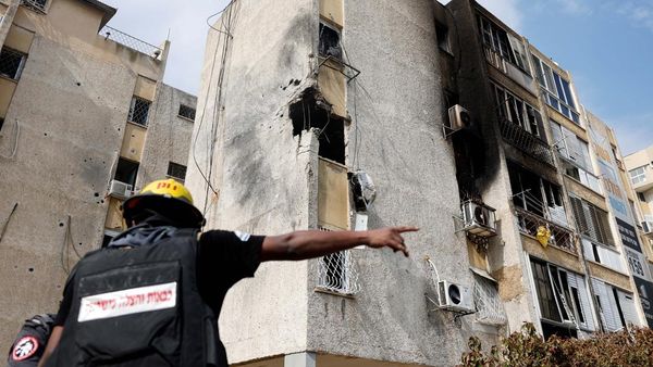Foto Terbaru Gedung-gedung di Ashkelon Israel Dihantam Roket Hamas