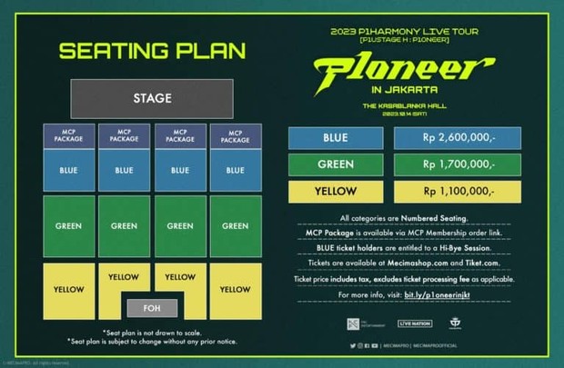 Harga Tiket Konser P1Harmony Jakarta/ Foto: Mecimapro