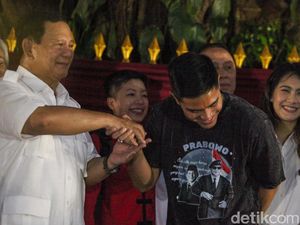 Prabowo Mengaku Tak Ada Pembahasan Cawapres saat Bertemu Kaesang