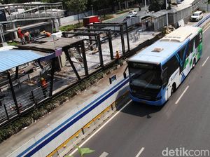 Tingkatkan Layanan, Halte TransJakarta Benhil Direvitalisasi Tingkatkan Layanan, Halte TransJakarta Benhil Direvitalisasi