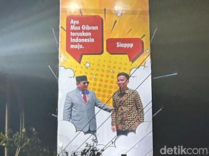 Baliho Prabowo-Gibran Bermunculan di Surabaya