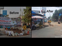 Tak Ada Lagi Spanduk Protes Warga, Galian Jl Asem Baris Tebet Ditutup