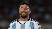 36 gol - Lionel Messi, dalam 72 pertandingan. Foto: ALEJANDRO PAGNI/AFP