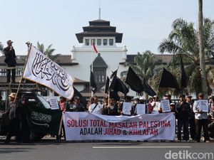 Aksi Bela Palestina di Bandung, Massa Minta Pemerintah Bersikap