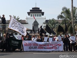Aksi Bela Palestina di Bandung, Massa Minta Pemerintah Bersikap