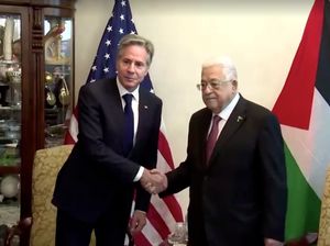 Menlu AS Temui Presiden Palestina, Cegah Perang Hamas Vs Israel Meluas Menlu AS Temui Presiden Palestina, Cegah Perang Hamas Vs Israel Meluas