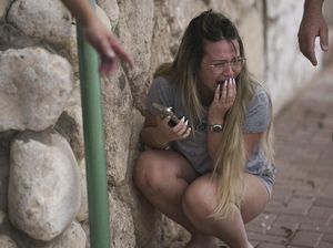 Panik Warga Israel Saat Hamas Menyerang