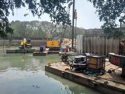 Pembangunan Turap Kali Angke Kembangan Utara Dilanjut Lagi!