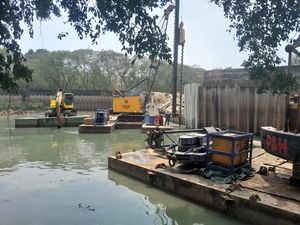 Pembangunan Turap Kali Angke Kembangan Utara Dilanjut Lagi!