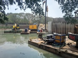 Pembangunan Turap Kali Angke Kembangan Utara Dilanjut Lagi!