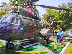 Ternyata Super Puma di Museum Dirgantara Jogja Juga Dicuci, Begini Prosesnya