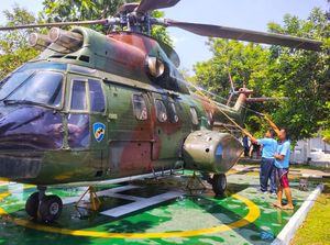 Ternyata Super Puma di Museum Dirgantara Jogja Juga Dicuci, Begini Prosesnya Ternyata Super Puma di Museum Dirgantara Jogja Juga Dicuci, Begini Prosesnya