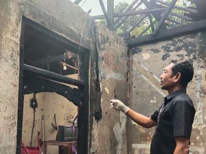 Korsleting Listrik, Rumah Warga di Jembrana Terbakar-Kerugian Rp 60 Juta